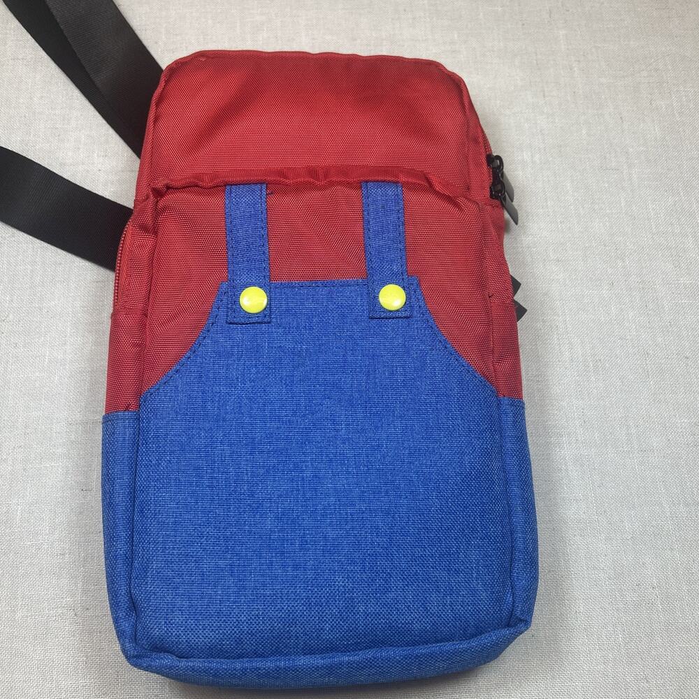 Nintendo Switch Mario Carrying Travel Case Bag Shoulder Crossbody Overalls